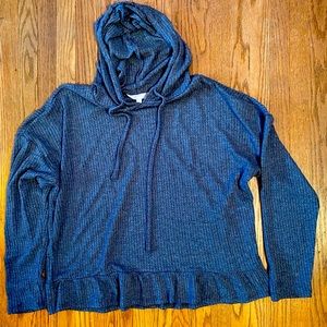 Gray Hooded Lauren Conrad Top